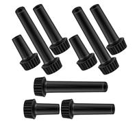 Sewroro 9 Pièces Lamp Socket Switch Knobs Replacement Kit Plastic Rotary Lamp Fitting Handles With Central Hole Compatible Switch Parts For Easy Repair And Upgrade