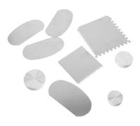 Sewroro 9 Pièces Set de Outils Acier Inoxydable pour Modelage Argile Sculpture Céramique Kit de Grattage Dentelé et Outil Rotatif pour Potiers et Artistes