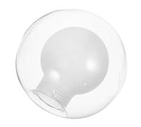 Sewroro Abat-jour Boule en Verre Laiteux 1 Pièce, Globe de Remplacement pour Plafonnier G9, Diamètre Moyen 80 Mm, Abat-jour en Verre Soufflé la Main, Diffuseur Lumière Douce