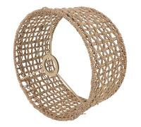 Sewroro Abat-Jour en Fibres Naturelles D’Herbe Aquatique Tissé Main Abat-Jour Suspendu Cylindrique pour Lampe de Table et Lampadaire Luminaire Rétro Diffuseur de Lumière