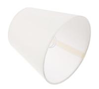 Sewroro Abat-jour pour Applique Murale en Tissu Pvc Beige, Modèle Clip-on, Léger, Protège les Yeux, Diffuse une Lumière Douce, pour Salon et Chambre, Style Rustique Simple