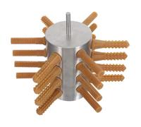 Sewroro Accessoire de Perçage pour Plumeuse à Volaille Semi-Automatique 24 Doigts en Acier Inoxydable, Portable et Compact, Adapté au Plumage de Poulets, Canards et Oies, Outil