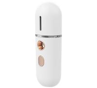 Sewroro Appareil de Brume Hydratante Nano Portable Visage Vaporisateur Facial à Vapeur Fine Soin Beauté Compact et Rechargeable pour Bureau et Voyages Couleur Blanche