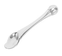 Sewroro Applicateur Crème Yeux Roller Métal Argenté Bâton de Massage Visage Doux Outil Pratique pour Soins Poches Accessoire de Beauté Multifonction pour Voyage
