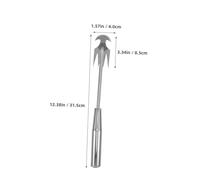 Sewroro Arrache Mauvaise Herbe Manuel à Dents Outil Désherbeur pour Jardinage Et Entretien De Gazon Portable