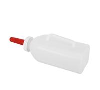 Sewroro Biberon pour Veaux 2 L avec Tétine Longue en Plastique Léger Kit d'alimentation pour Agneaux et Petits Animaux Distributeur de Lait Précis pour Élevage et Soins Animaux de