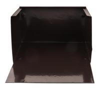 Sewroro Bloc Anti-éclaboussures en Alliage D’aluminium, Extension de Descente de Gouttière Marron, pour Récupération Eau Pluie Extérieur Villa et Bâtiment, Protection Fondations, Solide