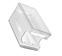 Sewroro Boîte à Œufs pour Réfrigérateur, Plateau à Œufs Empilable, Boîte de Rangement à 2 Niveaux en PET et PP, Transparente Blanche, Accès Facile, Cuisine et Grandes Familles