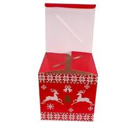 Sewroro Boîte De Raffle De Noël Boîte De Vote Festive Récipient Pour Billets De Raffle Pour Parties Et Événements Capacité Et Design Pratique
