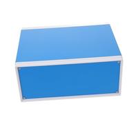 Sewroro Boîtier de Jonction Électrique Métallique Bleu pour Projet Électronique Boîte de Dérivation DIY Résistante Coffret de Protection pour Câbles et Appareils Boîtes Jonction Adaptées
