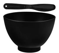 Sewroro Bol en Silicone pour Masque Facial Soi-Même Kit Complet Bol et Bâtonnet Flexible 19 CM Outil de Soin du Visage Portable pour Usage Maison et Voyage Ensemble Maquillage DIY