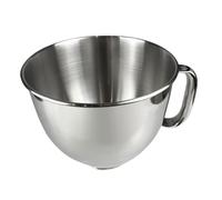 Sewroro Bol Mélangeur en Acier Inoxydable 304, 5l avec Poignée, Compatible avec Mixeur, Bol de Cuisine Solide en Inox, Lave-vaisselle, Accessoire Pâtisserie Polyvalent