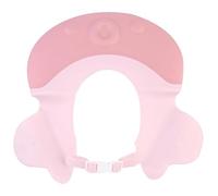 Sewroro Bonnet L'eau et Yeux du Protège Bébé Rose en Pe Shampoing pour Coupe de Cheveux Bain des Garçon et Filles