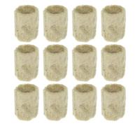 Sewroro Bouchons de Substrat sans Terre Cylindriques 20x27 Mm, Lot de 50 Pastilles Hydroponiques pour Semis Intérieurs, Haute Rétention D’Eau et Perméabilité, Culture Hors-Sol Légumes