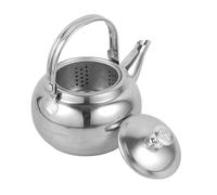 Sewroro Bouilloire en Acier Inoxydable Résistante à L'usure Couvercle à Poignée Plusieurs Styles, Théière Pratique Maison Voyages en Extérieur Plusieurs styles