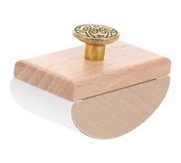 Sewroro Buvard à Bascule en Bois pour Stylo-Plume Outil de Séchage Rapide d'Encre Absorbeur d'Encre Léger et Portable pour Bureau et Calligraphie Couleur Dorée