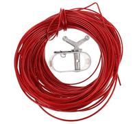 Sewroro Câble en Acier 40 M Treuil à Cliquet à Ressort pour Couverture de Piscine Hors Sol - Kit Fixation Robuste pour Bâche Hiver - Tension Sécurisée pour Piscines Rondes Ovales et