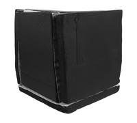 Sewroro Caisson D'insonorisation Pompe Surpresseur 28x25 Cm Mousse Noire Silencieux Générateur Boîtier Antibruit Compact Protection Anti-Bruit pour Usage Résidentiel et Commercial