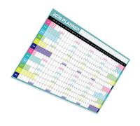 Sewroro Calendrier Mural Extra Large Planning Familial et Scolaire Calendrier Planificateur Mensuel Spacieux et Robuste pour Maison Bureau École