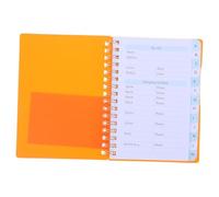 Sewroro Carnet de Mots de Passe Portable avec Index Alphabétique Carnet à Spirale pour Sécurisée et Organisation des Mots de Passe et Papier Multi Usage