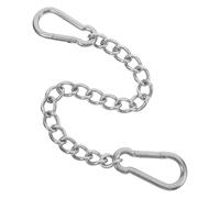 Sewroro Chaîne Suspendre en Acier Inoxydable 30 Cm X 4 Mm avec 2 Mousquetons, Kit Suspendre Robuste pour Hamac et Balançoire, Résistance aux Intempéries, Usage Intérieur et Extérieur,