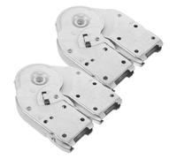 Sewroro Charnière en Acier Inoxydable et Utilisation Multi-position pour Projets Domestiques 2 Pièces Accessoire Fiable Design Ergonomique pour Échelle de Grenier Pliable