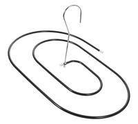 Sewroro Cintre Spiralé en Acier Noir Ovale Solide pour Draps Couvre-Lits et Couettes Étendoir à Linge Rotatif Multifonctionnel pour Séchage Intérieur et Extérieur Porte-Vêtements