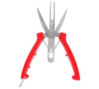 Sewroro Ciseaux à Fruits Double Lame en Acier Inoxydable, Sécateur de Verger Portable, Outil de Jardinage Multifonction pour Pommes, Kiwis et Poires, Poignée Abs Ergonomique, Usage