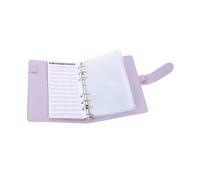 Sewroro Classeur Budget PU avec Pochette Zippée Organisateur Dargent pour et Économies Carnet Compte Personnel Compact et Pratique