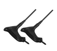 Sewroro n T Multifonction pour Roues et roulements, 2 pièces avec poignée Ergonomique en PVC, Outil d'entretien Portable pour Roller Skating Enthusiasts et Skateboards