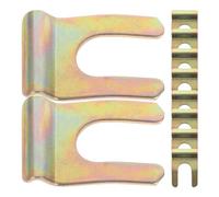 Sewroro Clips de Serrage en Fer Forme U et Maintien Sécurisé du Tuyau Lot de 10 Résistance à Déformation pour Conduite de Frein pour Fixation de Câbles Automobiles