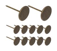 Sewroro Clous de Tapissier Décoratifs en Métal Bronze 30 Mm à Tête Plate, 100 Pièces, Épingles de Rembourrage pour Meubles, Canapés et Têtes de Lit, Punaises pour Tapisserie