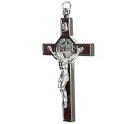 Sewroro Collier Croix de Jésus en Alliage de Zinc Résistant, Pendentif Crucifix Unisexe Chaîne Élégante, Bijou Religieux pour Homme et Femme, Accessoire Mode pour Soirées, Voyages et