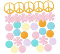 Sewroro Confettis de Table à Éparpiller 100 Pièces Papier Rond Arc-en-Ciel Amour pour Mariage Anniversaire Shower Décoration de Fête Maison et Événements