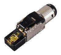 Sewroro Connecteur Ethernet Fiche Modulaire Outil pour Câble Réseau Compatible Gigabit Ethernet Transmission Stable avec Plaquage Installation Rapide et Facile