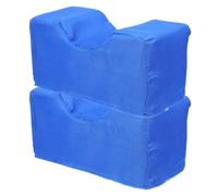 Sewroro Coussin cale pour les jambes 2 pièces en polyester et éponge, support surélevé pour cheville, lavable, pour patients alités à domicile et en milieu