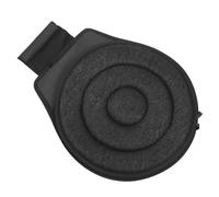 Sewroro Coussin De Siège Auto Pivotant 360° Double Anneau Noir En Tissu Plissé Et Eva Pour Voiture, Coussin Rotatif Antidérapant Léger, Mobilité Femmes Enceintes Et Personnes Âgées