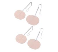 Sewroro Coussinet Anti-transpiration Réutilisable pour Aisselles 2 Paires en Coton Peigné Absorbe Sueur Été Unisexe Protection Vêtements Soins Personnels