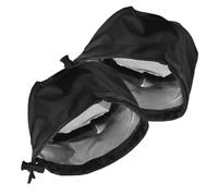 Sewroro Couvercles de Filtre de Ventilation pour Tentes de Culture 2 Pièces, Housses Anti-poussière 10x13,5 Cm en Tissu Oxford avec Bande Élastique et Fixation par Boucle, Protection