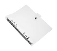 Sewroro Couverture De Classeur Transparent Pvc A5 6 Anneaux Enveloppe De Reliure Légère Résistante Pour Organiseur De Bureau Scolaire