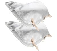 Sewroro Couvre-Chaussures de Soudeur en Feuille D’Aluminium Protection Thermique Résistante Haute Température Paire de Couvre-Bottes Isolants Anti-Brûlure pour Travaux de Soudage