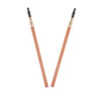 Sewroro Crayon à Sourcils Double Embout 2 Pcs Marron Café et Gris Café et à la Transpiration Mine Dure Carrée pour Maquillage Longue Tenue avec Brosse Intégrée Outil Précis pour