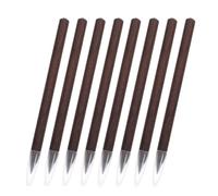Sewroro Crayons sans Encre Éternels en Bois 8pcs pour Écriture Précise Bavure, pour Bureau et Croquis Artistiques