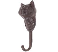 Sewroro Crochet Mural Vintage en Fer de Chat Patère Décorative Animaux Crochet pour Serviette de Bain Rangement Mural Compact Finition Lisse Usage Intérieur Polyvalent