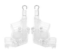 Sewroro Crochets pour Stores Vénitiens 2 Pièces, Mécanisme D'inclinaison Carré en Plastique, Pièces de Rechange pour Stores Enrouleurs et Verticaux, Fixation Stable pour Réglage Précis
