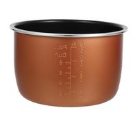 Sewroro Cuve Intérieure pour Cuiseur à Riz 4L en Acier Inoxydable 304 Épais Antiadhésive Accessoire de Rechange Polyvalent pour Cuisson du Riz Soupes et Gâteaux