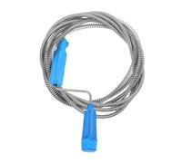 Sewroro Déboucheur Manuel à Spirale pour Évier et Outil Attrape Cheveux Bleu Nettoyage Rapide des Canalisations pour Maison et