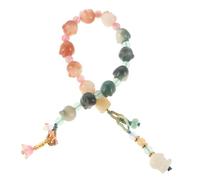 Sewroro Décoration De Téléphone Portable Perles Bodhi Avec Charme De Patte De Chat Bracelet Porte-clés Anti-perte Et Cordon De Charmes Perlés Pour Étui De Téléphone