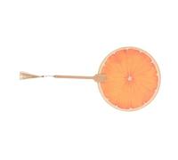 Sewroro Design de Orange Éventail avec Long Manche pour Cérémonies Église Fêtes de Mariage et Célébrations Estivales