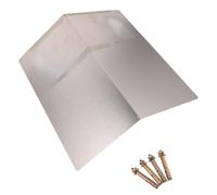 Sewroro Dôme de Protection Anti-Pluie pour Caméra Extérieure en Acier Inoxydable, Petite Taille 23x30 Cm, Résistance aux Intempéries, Compatible Montage Mural, Protection Solide